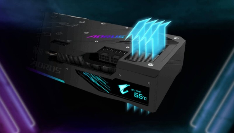GIGABYTE AORUS RX 6800 XT Ekran Kartı – görsel 11