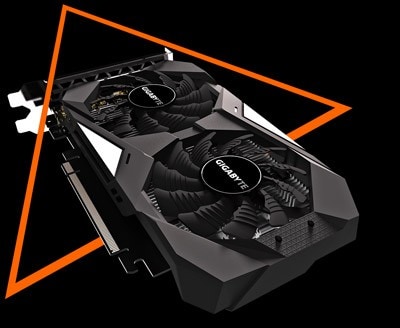GIGABYTE GTX1650 OC Ekran Kartı – WINDFORCE 2X SOĞUTMA SİSTEMİ