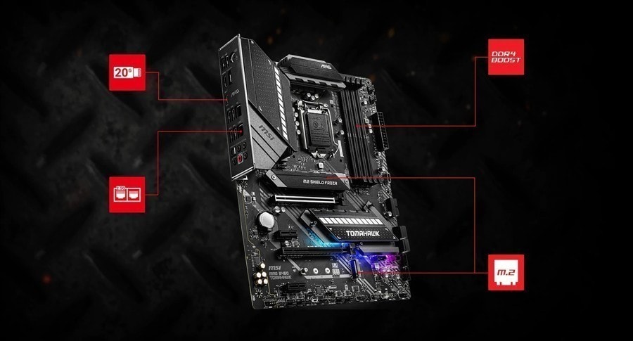 MSI MAG B460 TOMAHAWK Anakart – Dijital PWM, görsel 3