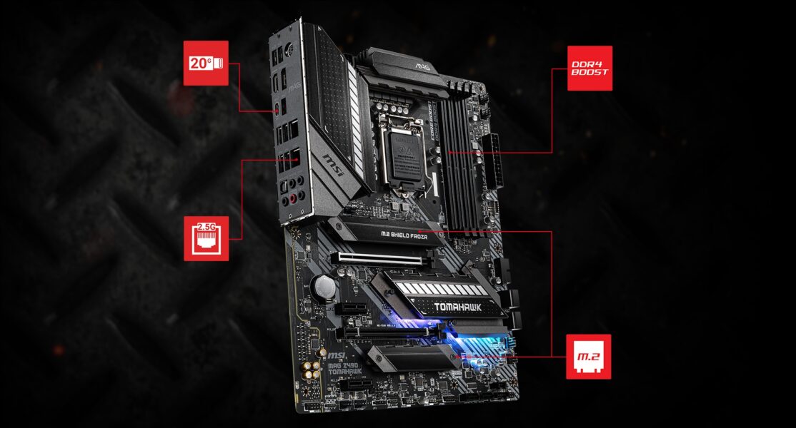 MSI MAG Z490 TOMAHAWK 4800MHz(OC) Anakart – HIGH-SPEED TRANSMISSION