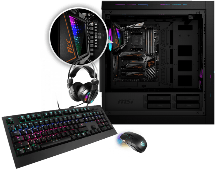 MSI MEG X570 ACE 4600MHz(OC) Anakart – MYSTIC LIGHT INFINITY