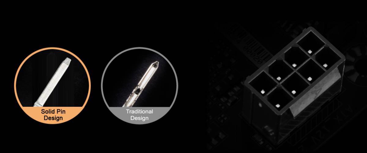 GIGABYTE B560M H Anakart – Sağlam Pin Güç Konnektörleri