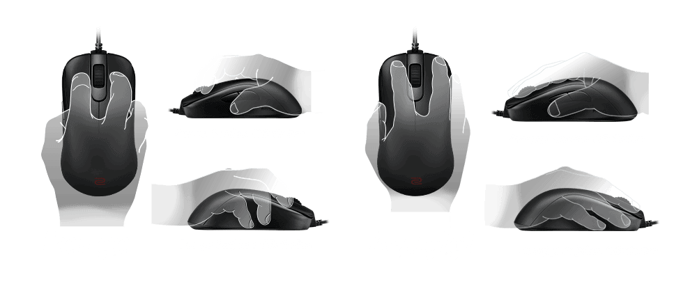 Zowie S2-C Kablolu Small Espor Simetrik Gaming Mouse – Simetrik Sağ el tasarımı