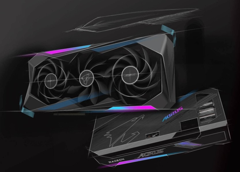 GIGABYTE AORUS RX 6800 XT Ekran Kartı – TASARIM KONSEPTİ