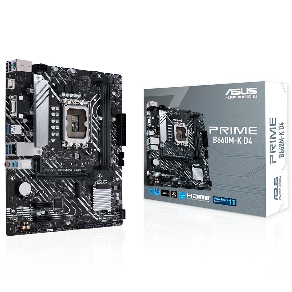 Asus Prime B660m K 5333mhzoc Ddr4 Soket 1700 M 2 Hdmi D Sub Matx Anakart