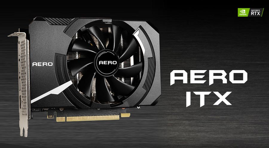 MSI GeForce RTX 3050 AERO ITX Ekran Kartı – görsel 1