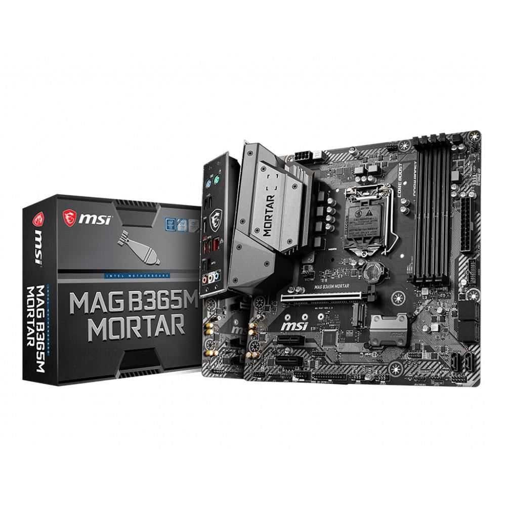 Msi Mag B365m Mortar Intel B365 Soket 1151 Ddr4 2666oc M 2 Anakart