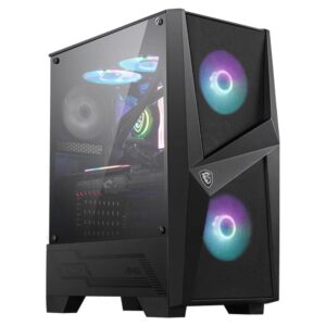 Msi Mag Forge 100r B65 650w 80 Tempered Glass Argb Usb 3 2 Atx Mid Tower Kasa