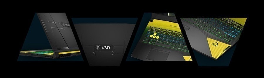 MSI CROSSHAIR 15 B12UGZ-476XTR / INTEL i7-12700H Notebook – Crosshair 15’in futuristik teması, oyunun gergin ve heyecanlı ruh hali ile bilim