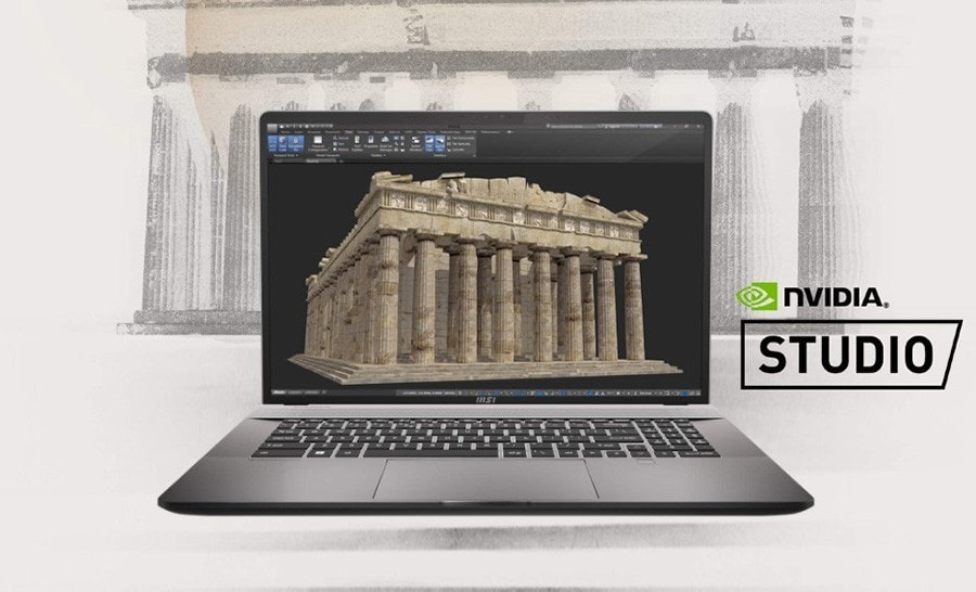 MSI CREATOR Z17 A12UHST-045TR / INTEL i9-12900H Laptop – Tasarımda Estetik, görsel 5