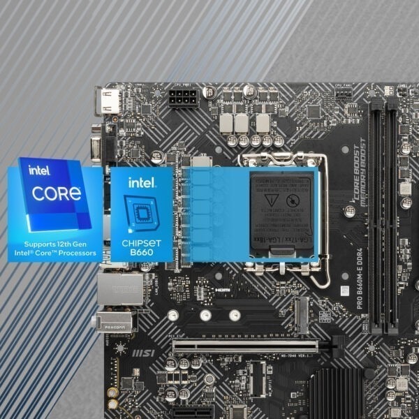 MSI PRO B660M-E Anakart – ZARİF İŞ ORTAĞINIZ