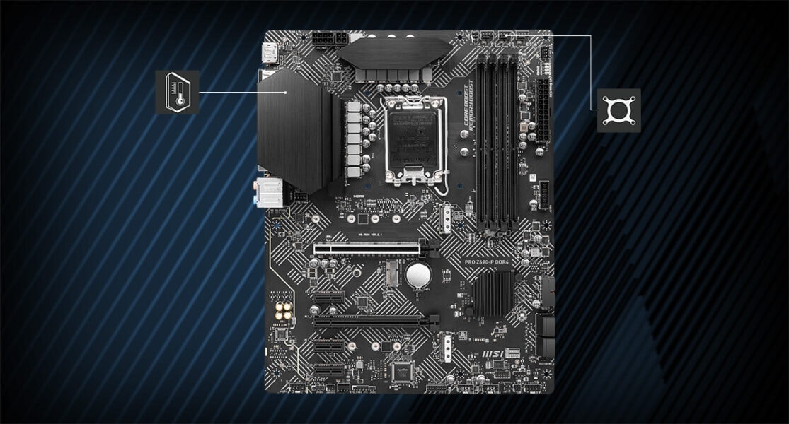 MSI PRO Z690-P Anakart – ÜST SINIF TERMAL ÇÖZÜM