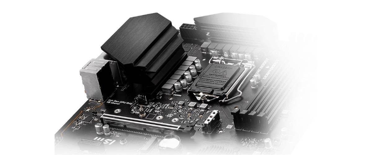 MSI Z590 PLUS 5333MHz(OC) Anakart – DAHA FAZLA ÇEKİRDEK VE YÜKSEK PERFORMANS İÇİN TERMAL ÇÖZÜM