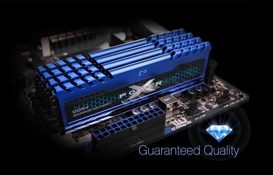 SILICON POWER 8GB XPOWER Turbine Mavi 3200MHz CL16 DDR4 Single Kit Ram – Zorlukların üstesinden XPOWER ile gelin