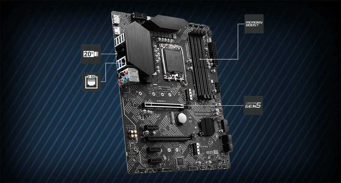 MSI PRO Z690-P Anakart – YÜKSEK HIZLI VERİ İLETİMİ