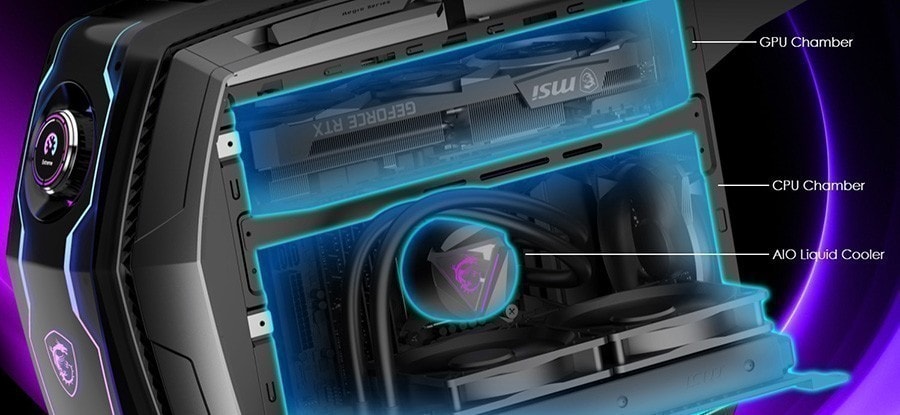 MSI MEG AEGIS TI5 12VTF-012TR i7-12900K Gaming Bilgisayar – SILENT STORM COOLING 4