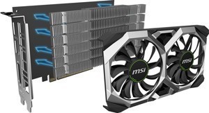 MSI GEFORCE GTX 1650 D6 VENTUS Ekran Kartı – ETKİLİ SOĞUTMA TASARIMI