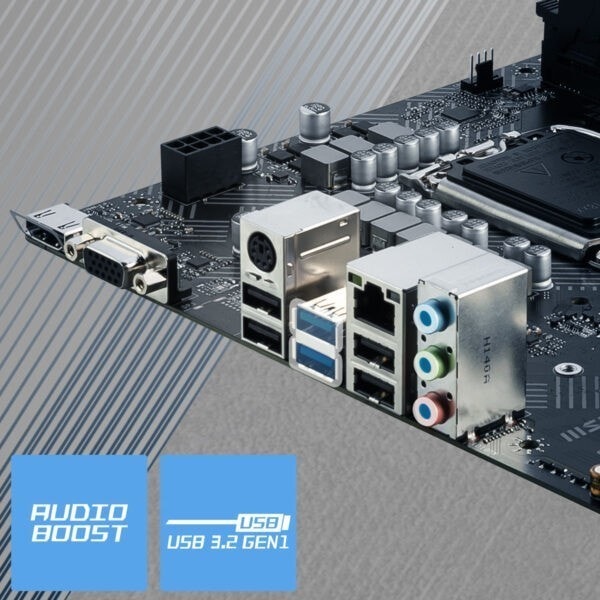 MSI PRO B660M-E Anakart – 2 X DDR4 DUAL CHANNEL (4600 MHZ OC)
