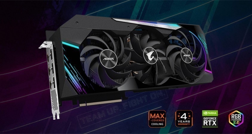 GIGABYTE GeForce RTX 3080 AORUS MASTER Ekran Kartı – görsel 2