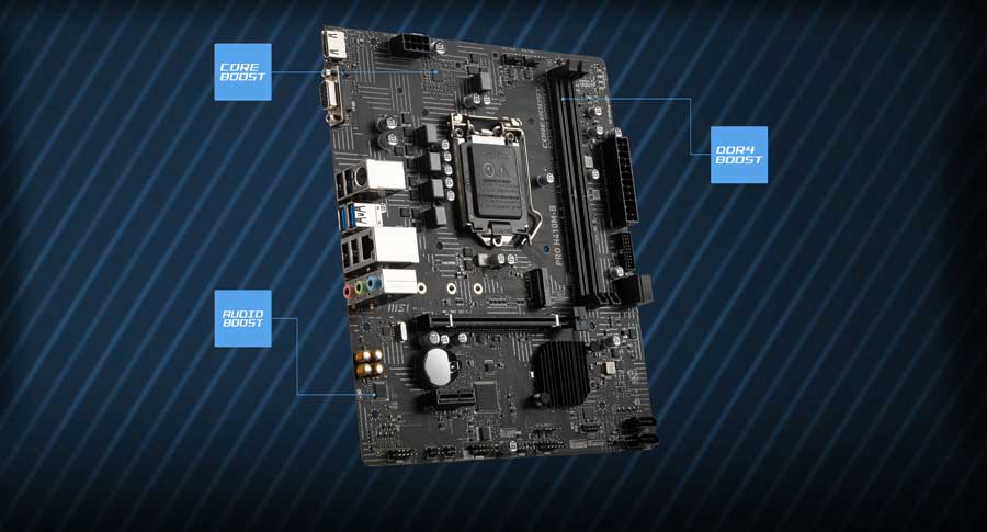 MSI PRO H410M-B Anakart – görsel 1