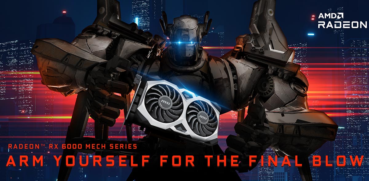MSI RADEON RX 6600 XT MECH Ekran Kartı – görsel 1