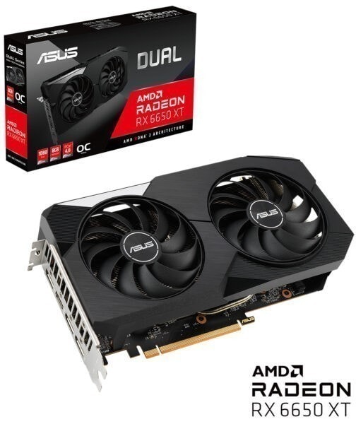 ASUS Dual Radeon™ RX 6650 XT OC Edition 8GB GDDR6 ASUS Dual Radeon™ RX 6650 XT OC Edition 8GB GDDR6