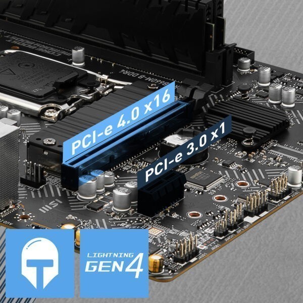 MSI PRO B660M-B Anakart – INTEL CORE 12.NESİL İŞLEMCİLERİ DESTEKLER.