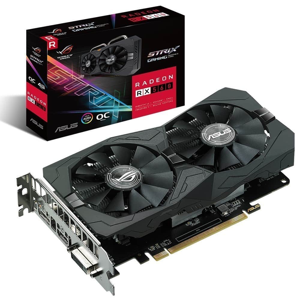 Asus Dual Radeon Rx 560 Xt 4gb Gddr5 128bit Ekran Karti