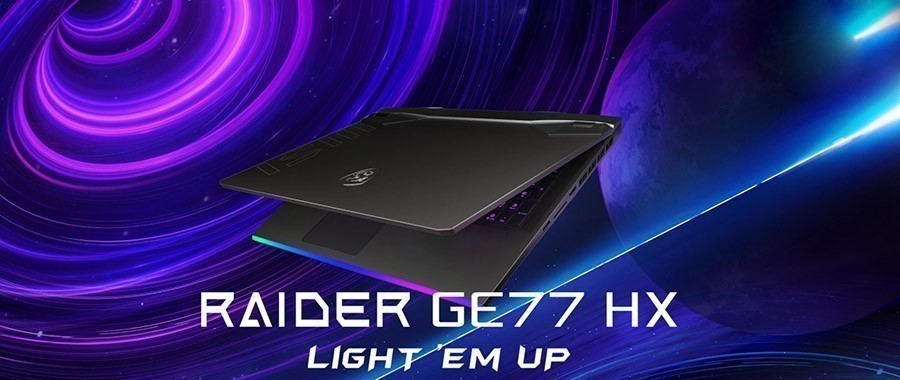 MSI 17.3” RAIDER GE77HX 12UHS-041TR I9-12900HX Notebook – görsel 1