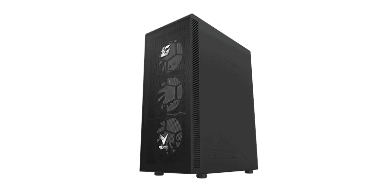 VENTO VG11A ATX 4 adet RGB FAN Gaming Kasa – Mesh ön paneli üstün hava akışı sağlar, görsel 2