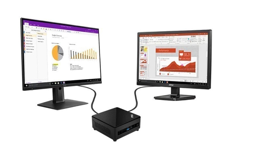 MSI CUBI 5 10M-412EU I7-10510U – USB 3.2 GEN 1 TYPE-C İLE TERS ÇEVRİLEBİLİR TASARIM
