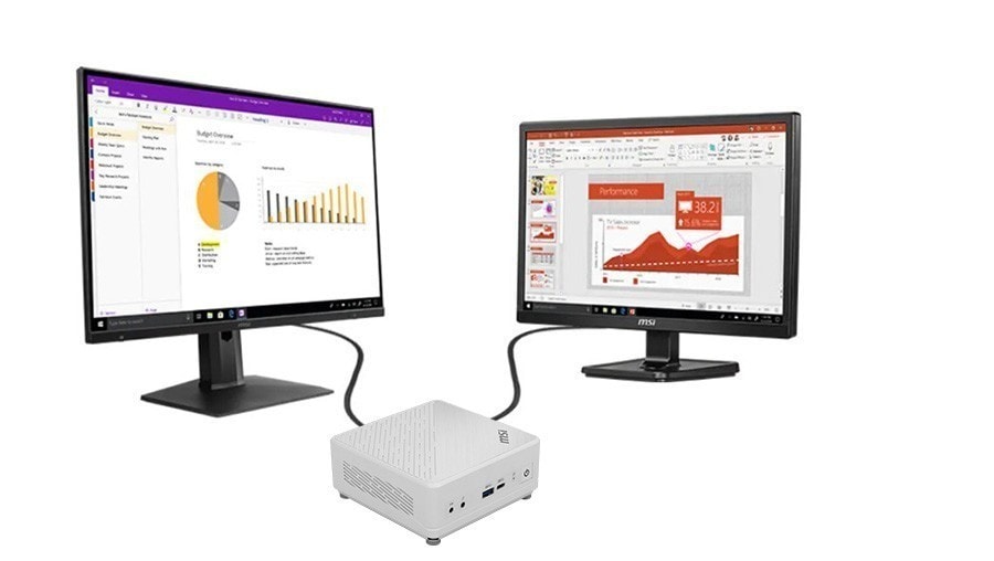 MSI CUBI 5 10M-416EU I7-10510U – USB 3.2 GEN 1 TYPE-C İLE TERS ÇEVRİLEBİLİR TASARIM