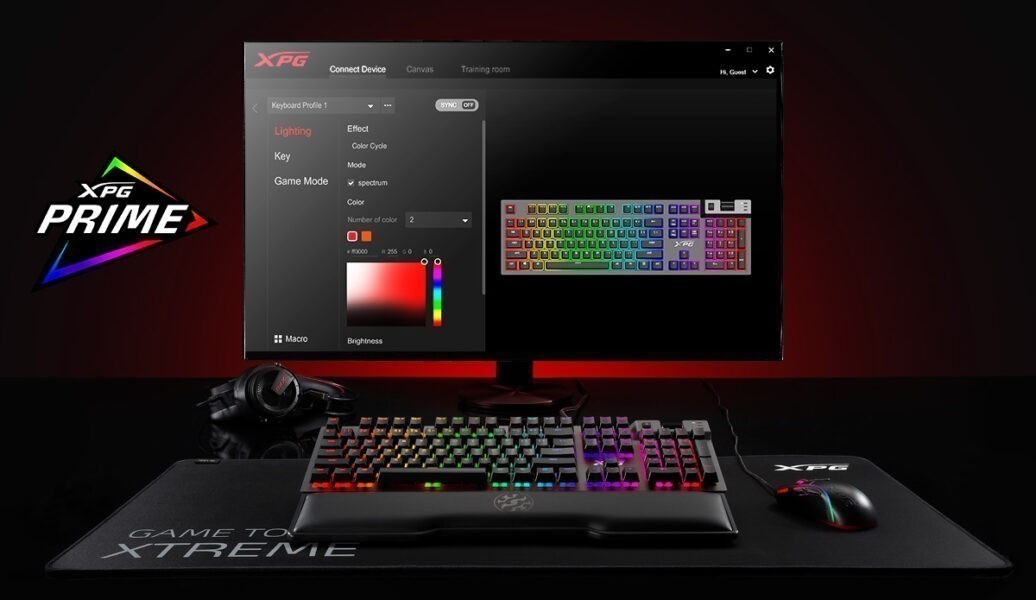 XPG Summoner Cherry MX Blue Switch Gaming Klavye – CHERRY MX RGB Tuş Anahtarları