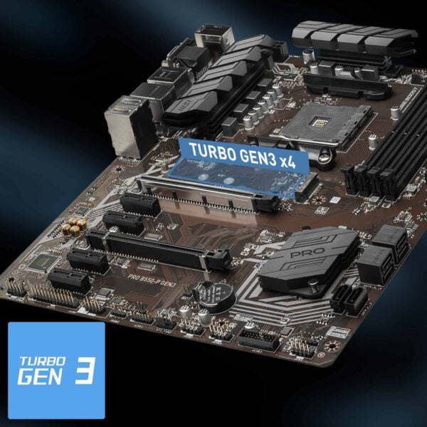 MSI PRO B550-P GEN3 4400(OC) Anakart – PCI-E SLOTLARI