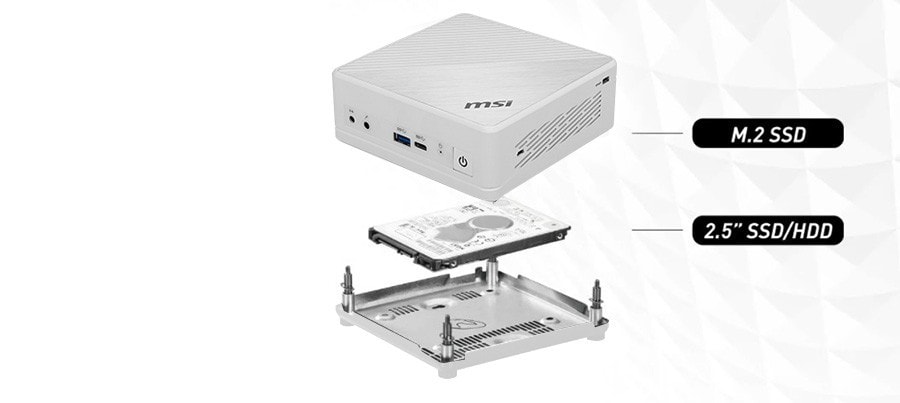 MSI CUBI 5 10M-416EU I7-10510U – HARİCİ GÜÇ DÜĞMESİ DESTEĞİ