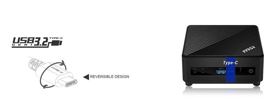 MSI CUBI 5 10M-412EU I7-10510U – SESSİZ TASARIMI