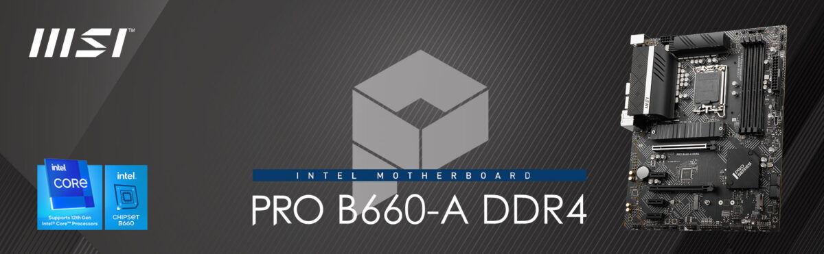 MSI PRO B660-A Anakart – görsel 1