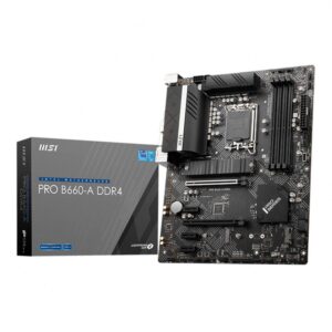 Msi Pro B660 A Intel B660 Soket 1700 Ddr4 4800mhz Oc M 2 Anakart