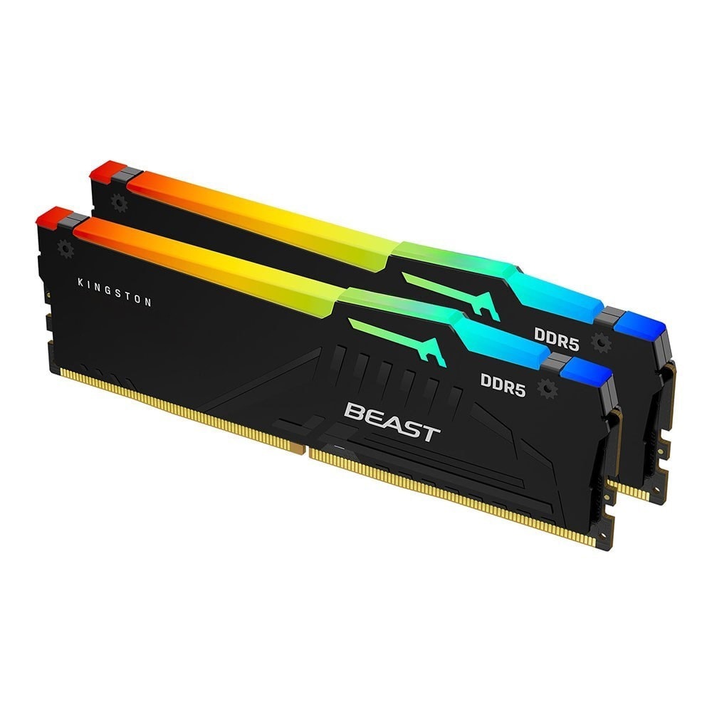 Kingston 64gb 2x32gb Beast Rgb 5600mhz Cl40 Ddr5 Dual Kit Ram
