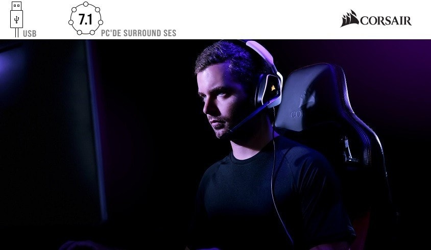 Corsair Void Elite Gaming Kulaklık – %100 Konfor