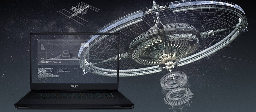 MSI CREATOR PRO X17 A12UMS-065TR I9-12900HX Notebook – NVIDIA RTX ile güçlendirilen profesyonel laptoplar: Geleceği Her Yerde