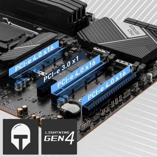 Msi Pro X670-P WiFi Soket Anakart – LIGHTNING GEN5 & GEN4 M.2 KONNEKTÖRLERİ
