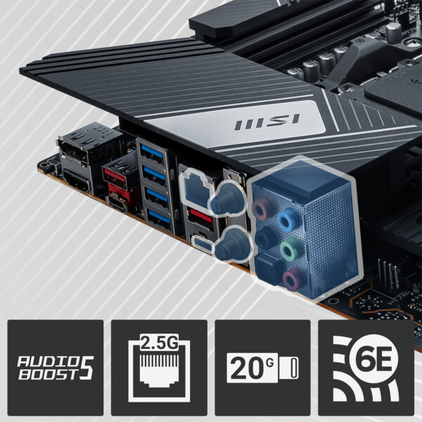 Msi Pro X670-P WiFi Soket Anakart – 4 ADET DDR5 DUAL CHANNEL (6600 MHZ OC)