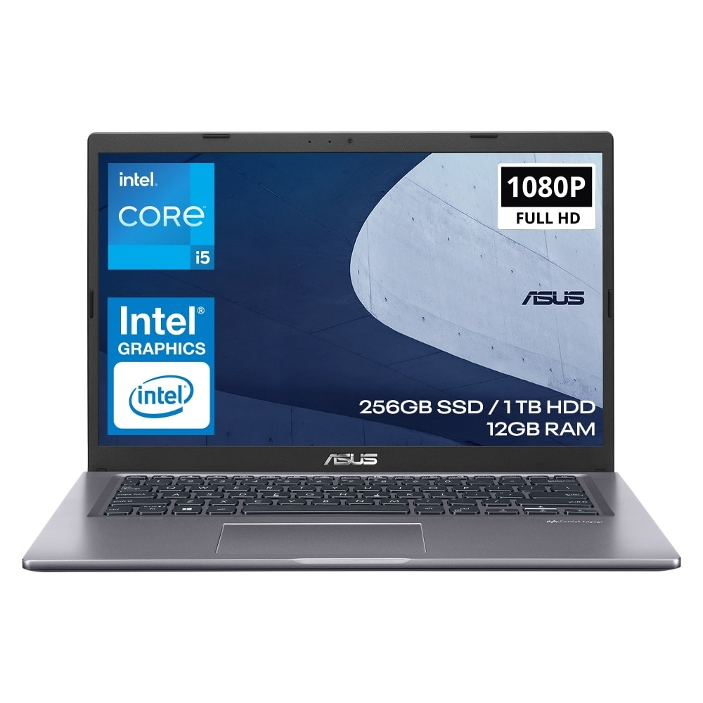 Asus 14 Expertbook P1412cea Ek0031v5 I5 1135g7 12gb Ram 256 Gb Ssd 1tb Hdd Intel Uhd Graphics Fhd Freedos Notebook