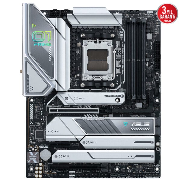 Asus Prime X670e Pro Wifi Soket Am5 6400mhzoc Ddr5 Dp Hdmi Aura Rgb Atx Anakart 1