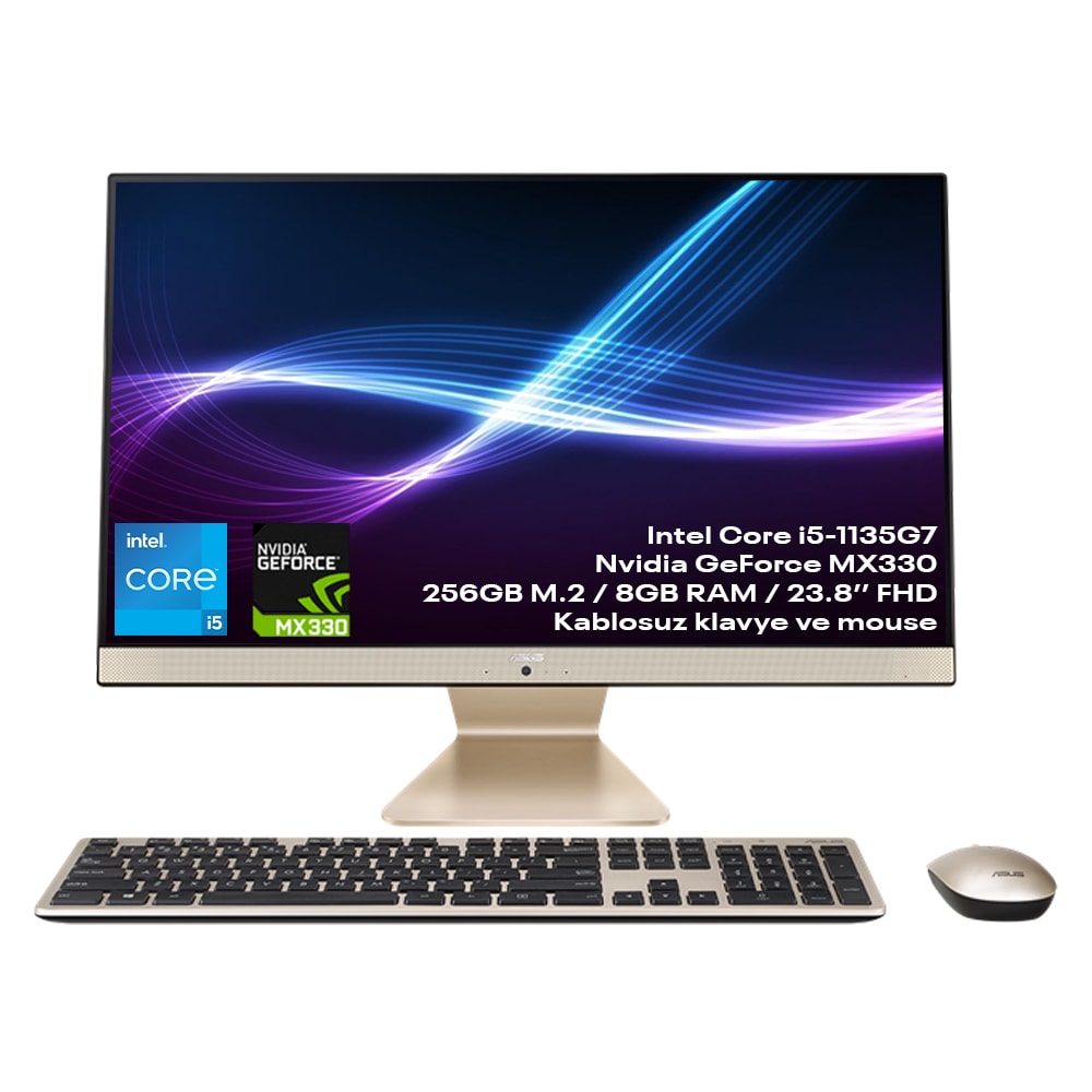 Asus Vivo 23 8 V241epk Ba038m I5 1135g7 8gb Ram 256gb Ssd Mx330 2gb Cercevesiz Full Hd All In One Bilgisayar 1 1