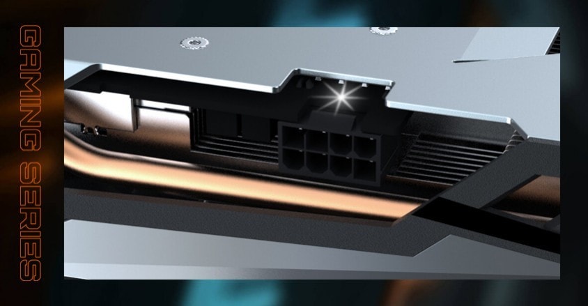 GIGABYTE GeForce RTX 3050 GAMING OC Ekran Kartı – Koruyucu Metal Arka Plaka