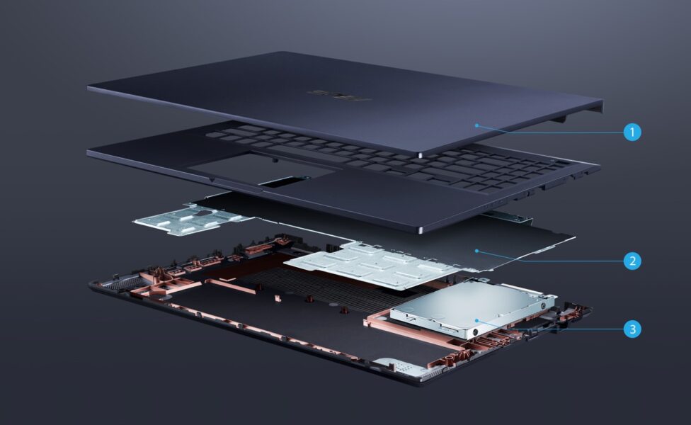 Asus ExpertBook B1 B1B1500CEPE-BQ0834A2 i7-1165G7 Notebook – Parmak izi okumalı güç düğmesi