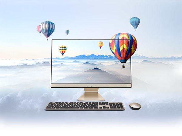ASUS Vivo V241EPK-BA038M 23.8'' i5-1135G7 / Bilgisayar – *Kablosuz klavye ve kablosuz optik fare ile birlikte., görsel 3