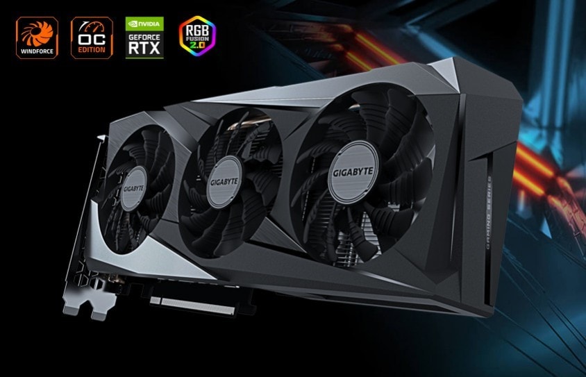 GIGABYTE GeForce RTX 3050 GAMING OC Ekran Kartı – görsel 3
